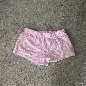 Edikted Pink High Waist Shorts